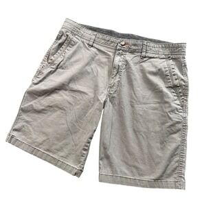 Weatherproof Shorts Mens 36 Gray Stretch Outdoor Hiking Casual Flat Front
